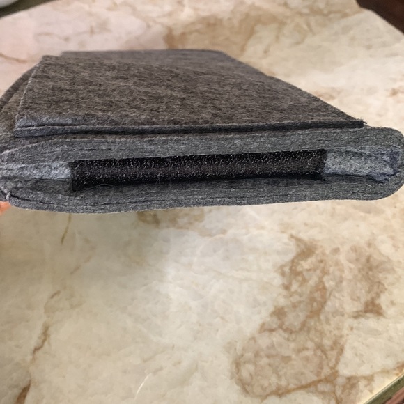 Grey felt purse insert - Picture 5 of 6